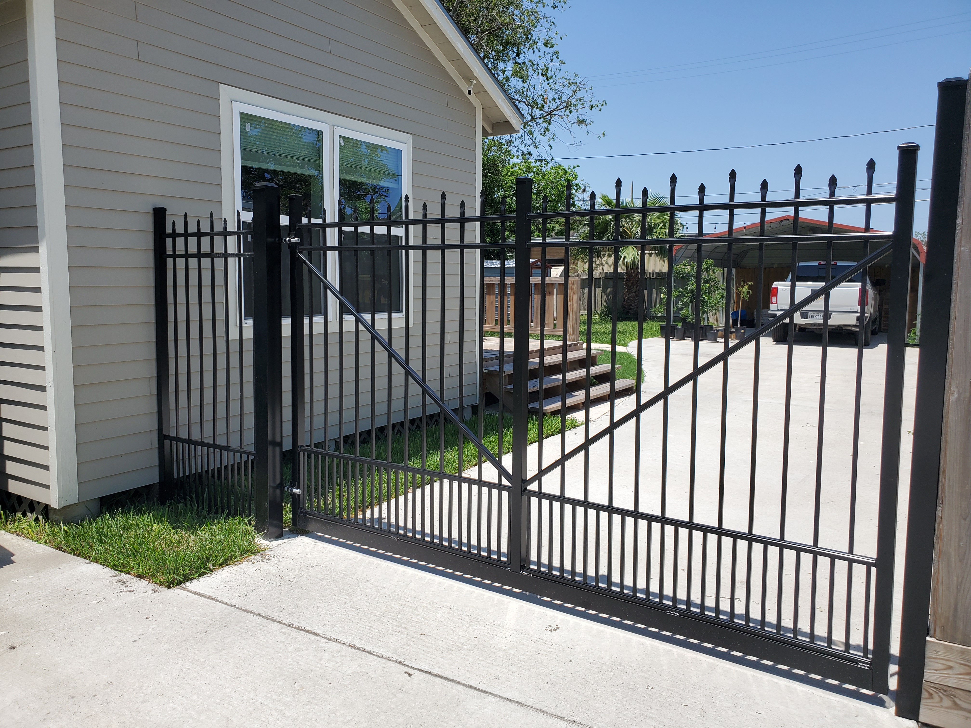 Ornamental Iron Swing Gate — Corpus Christi, TX | IND Fence Group